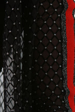 Load image into Gallery viewer, Glitter Dotted Lattice Mesh Cardigan with Leggings Set